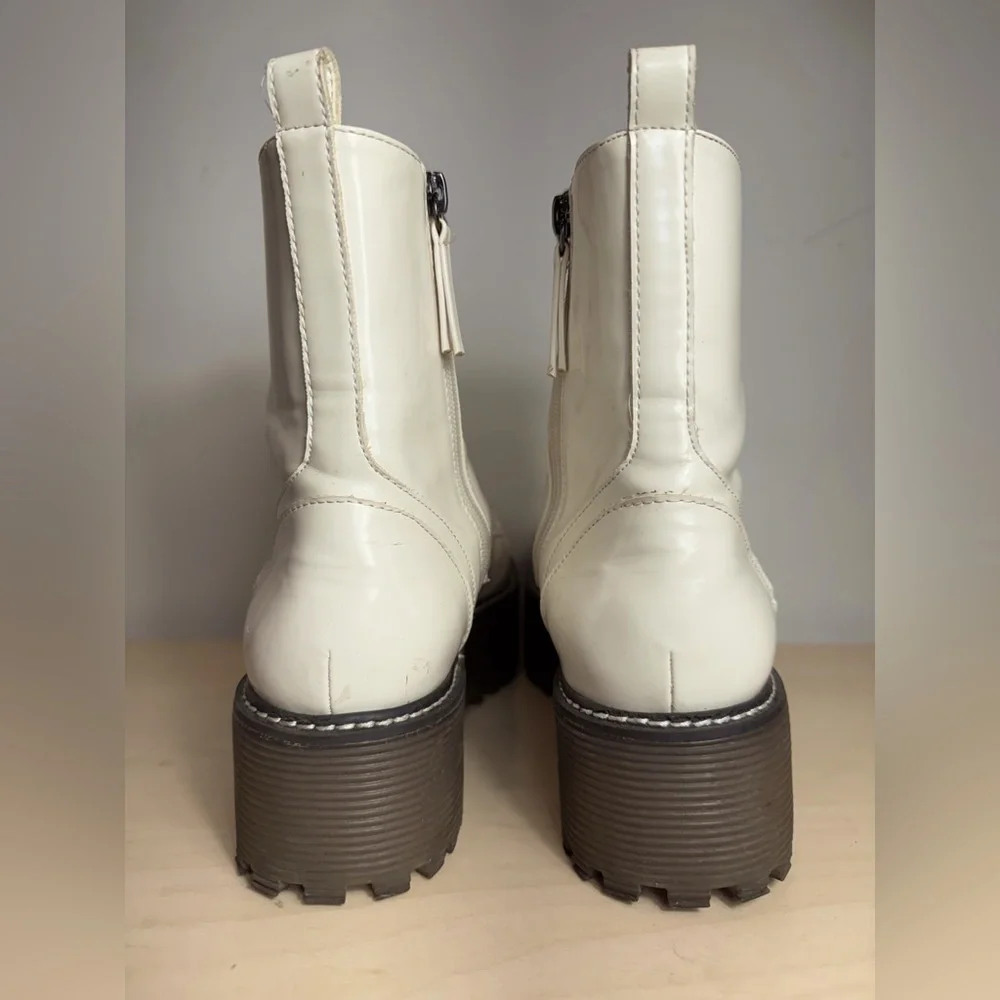 BERSHKA Combat Ankle Boots